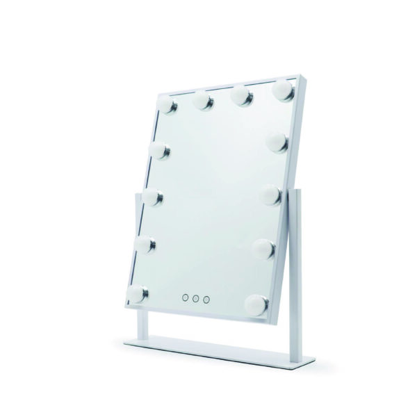 SPECCHIO MAKE UP SCHOOL METALLO BIANCO
